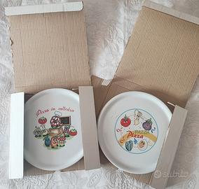 Set 4 piatti pizza🍕Set of 4 pizza plates🍕
