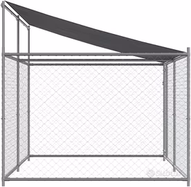 Gabbia Cane, Box per Cani da Esterno con Tetto e P