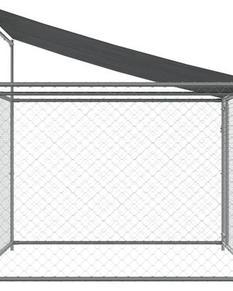 Gabbia Cane, Box per Cani da Esterno con Tetto e P