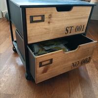 Comodino maison du monde stile industrial