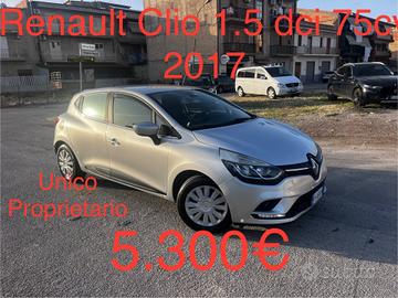 Renault Clio 1.5 cdi 75cv 2017 2017 Uniproprietari