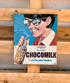 Insegna Vintage Chocomilk – Targa litografata