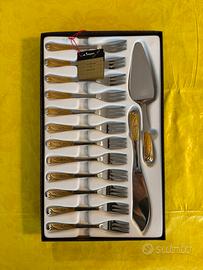 Set posate Inoxpran linea Gold