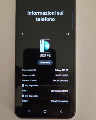 Samsung S23 FE 128gb + Galaxy Buds FE