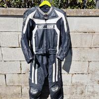 Tuta moto in pelle taglia 50