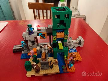 Lego Minecraft la minere di creeper