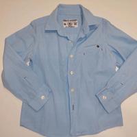 Camicia bimbo celeste Ovs taglia 3/4 anni 104 cm