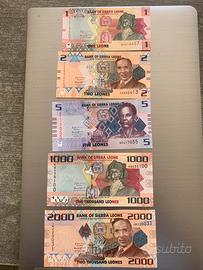 Banconote Sierra Leone