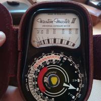esposimetro vintage WESTON MASTER III