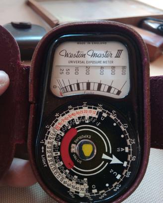 esposimetro vintage WESTON MASTER III