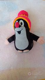 Piccola Talpa di peluche con cappello