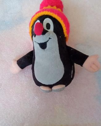 Piccola Talpa di peluche con cappello