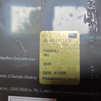 Moneta ORO Pokemon Pikachu Poste Italiane