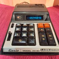 Calcolatrice Vintage Casio AS-8D Lagomarsino funzi