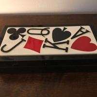 SCATOLA PORTACARTE DA GIOCO "HIT LINE CASTELLANI"