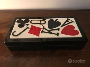 SCATOLA PORTACARTE DA GIOCO "HIT LINE CASTELLANI"