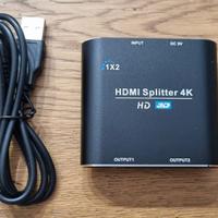 Splitter HDMI 1x2 4K