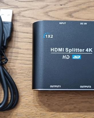 Splitter HDMI 1x2 4K