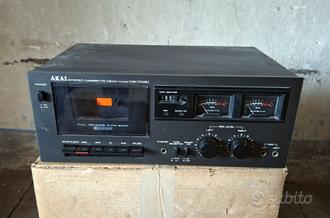 Registratore a cassette stereo Akai CS-703D  			