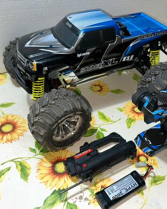🚗HPI Savage XL Nitro-Molti upgrade-Pronta all’uso