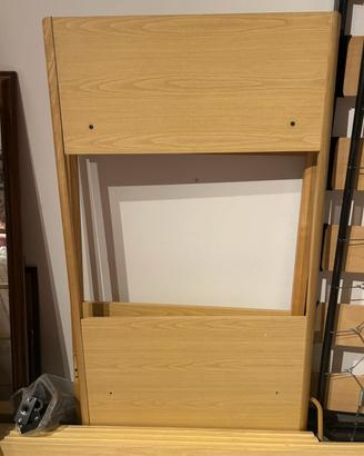 Letto a castello con reti e materassi