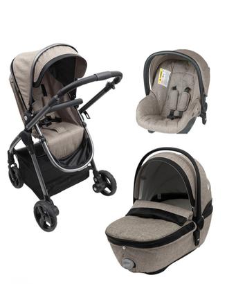 Trio Giordani Metropolitan beige completo di borsa