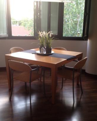 Tavolo in legno +4 sedie