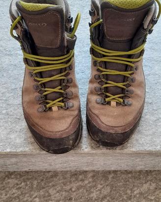 Scarponi Pedule Aku mod. Gea Gtx Brown/Green n°42