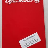 Alfa Romeo 164 TD-Sport W. 4x4 '90 cartella stampa
