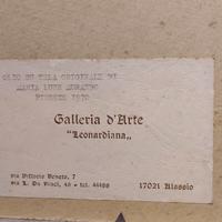 Quadro mis 44 x 50 olio su tela originale