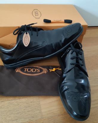 Scarpe Tod's uomo vernice nere mis.8 (n.43)