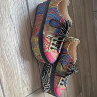 sneaker platform Gucci Peggy Wedge in jacquard