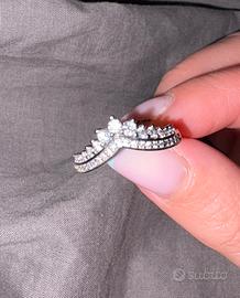 Anello argento 925 simil Pandora