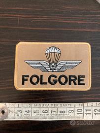 Patch Toppa Paracadutisti Folgore beige