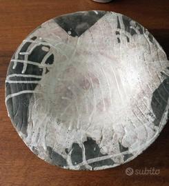 Piatto in ceramica RAKU