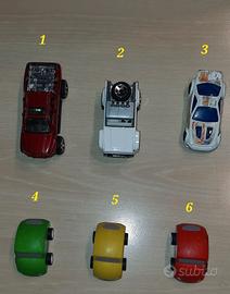 Vari giocattoli serie "Hotwheels e Plancity"