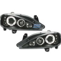 FARI PER RENAULT MEGANE 99-02 ANGEL EYES FONDO NER