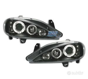FARI PER RENAULT MEGANE 99-02 ANGEL EYES FONDO NER