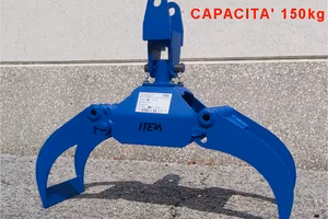 Pinza legna IPL700 con staffa a doppio snodo