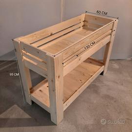 madia gondola espositore legno arredo legno negozi