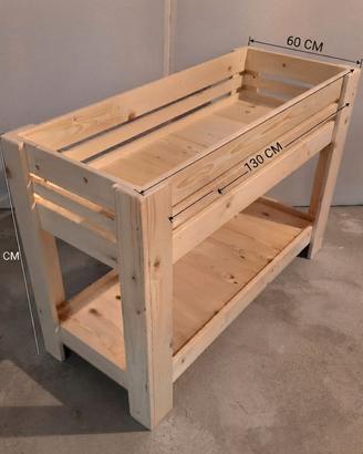 madia gondola espositore legno arredo legno negozi