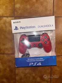 Joystick ps4 rosso