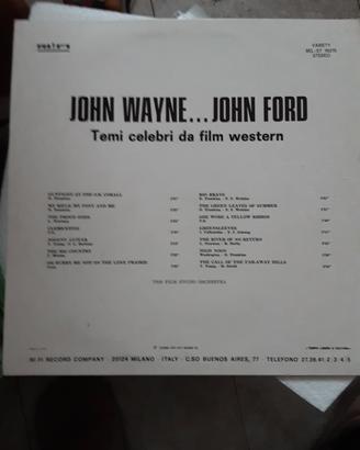 DISCO VINILE TEMI CELEBRI DA FILM WESTERN