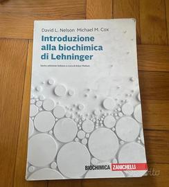 Libro introduzione alla biochimica di Lehninger