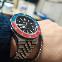 Geckota Orologio Automatico ETA Bracciale Giubilee