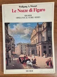 Spartito Le Nozze di Figaro per canto e pianoforte
