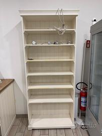Libreria LIATORP bianca (IKEA) con faretti