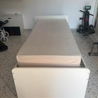 Letto ad una piazza IKEA e materasso