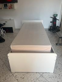 Letto ad una piazza IKEA e materasso