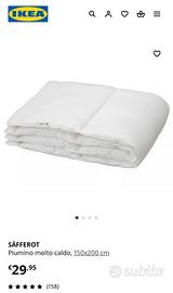 Piumino IKEA SÄFFEROT 150x200 molto caldo